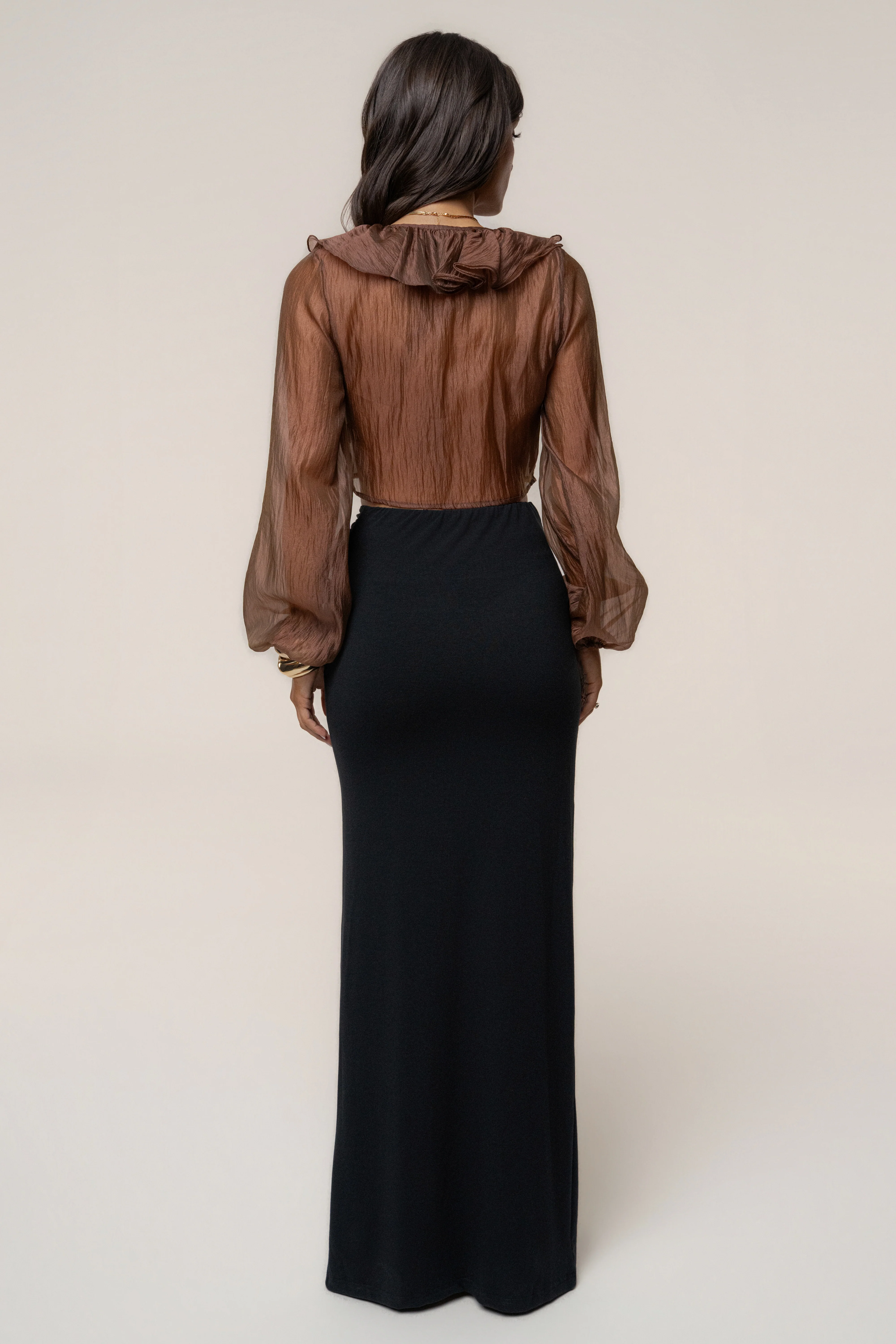 Black Passion Maxi Skirt