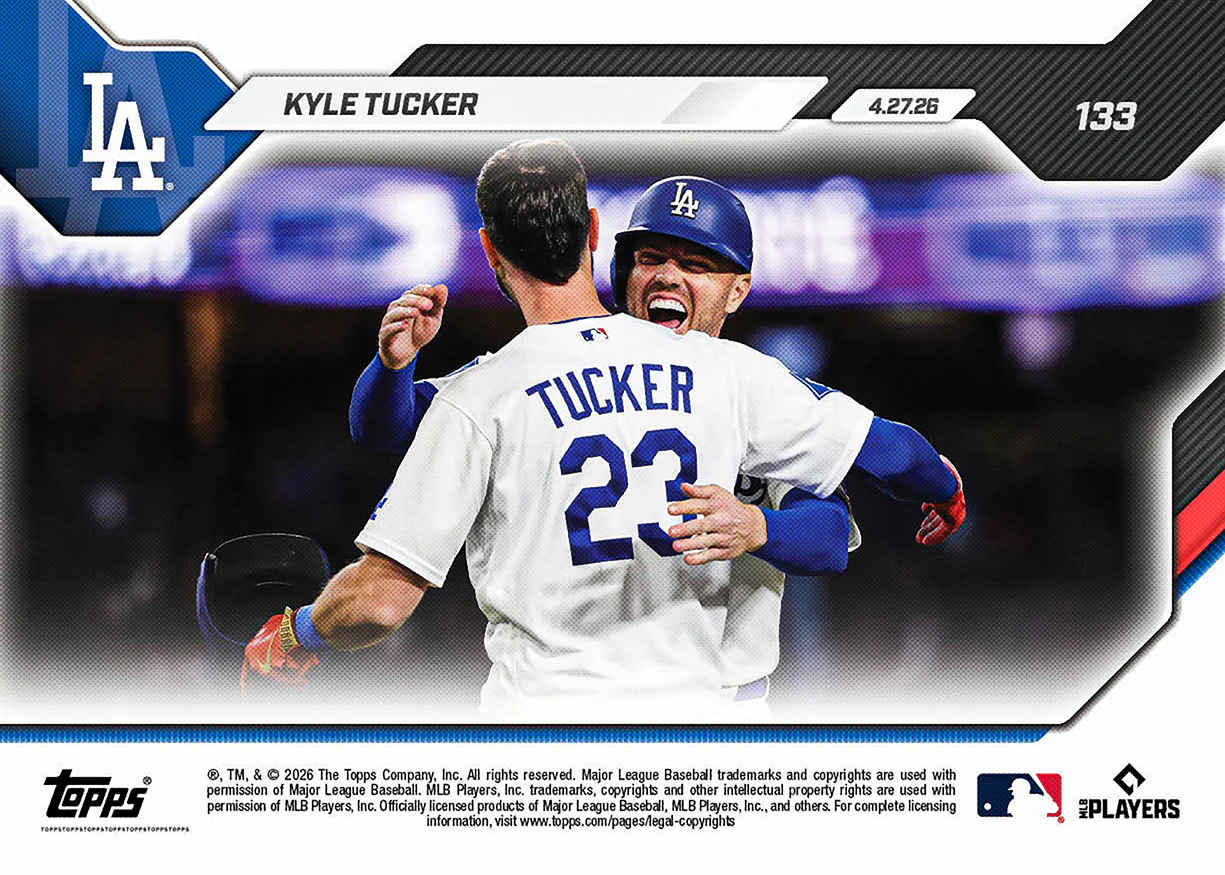 Kyle Tucker - 2026 MLB Topps NOW® - Card 133 - PR: 811