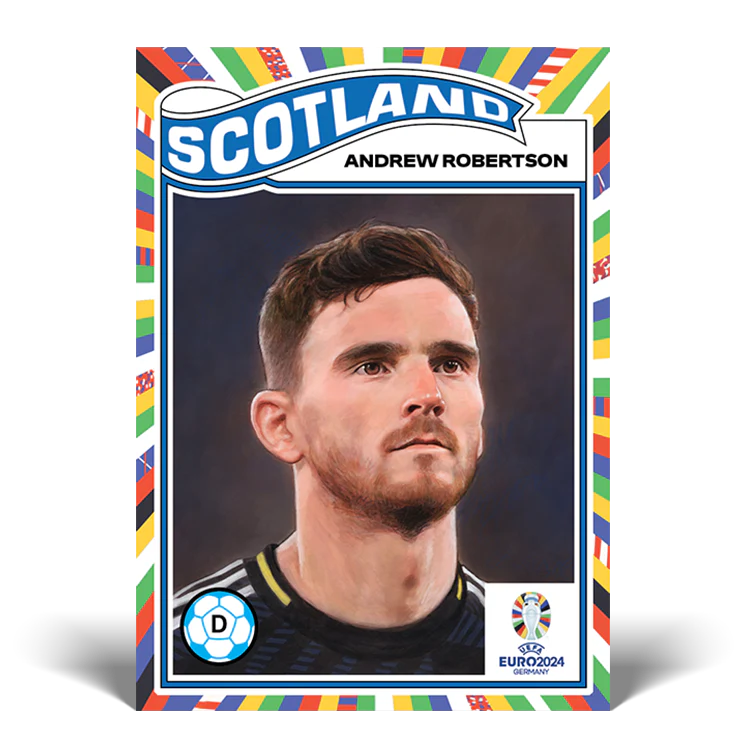 Road to UEFA EURO 2324 Living Set Card 22 - Andrew Robertson
