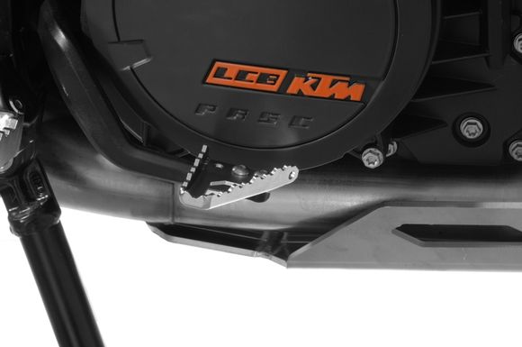 Touratech Large brake pedal - SilverRef: Trt01647A / 01-371-5390-0