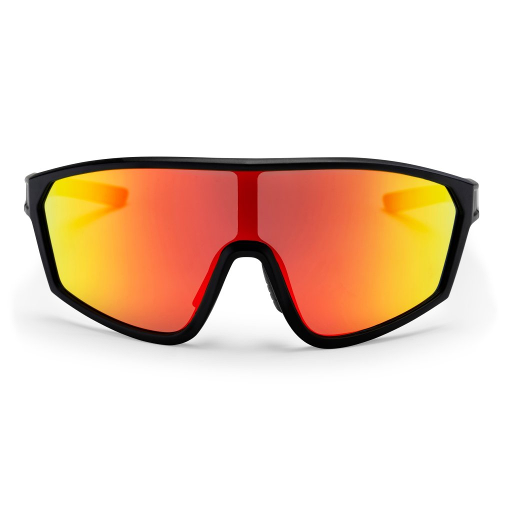CHPO Vinfred Glasses - Matte Black / Red Mirror