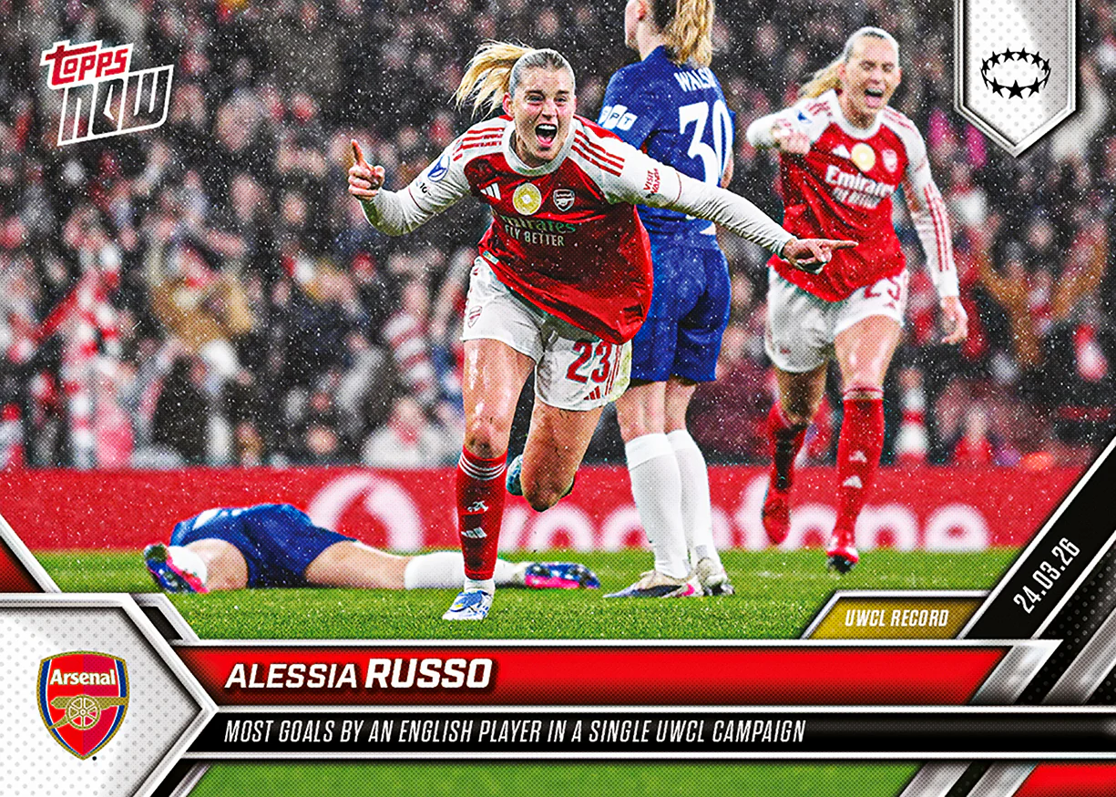 Alessia Russo - 2025-26 UWCL Topps NOW® - Card 22