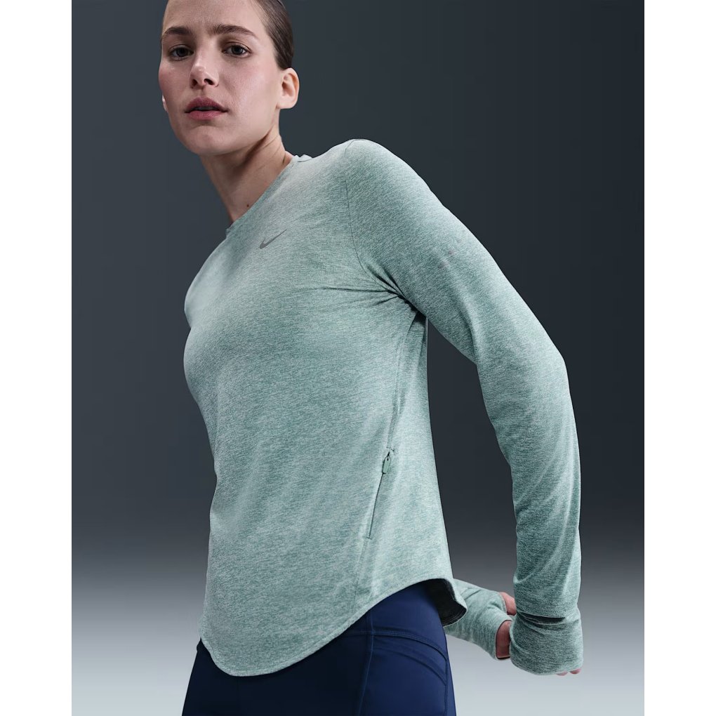 Nike Swift Dri-FIT UV Longsleeve Shirt Women - cannon/heather/reflective silver HQ0503-017