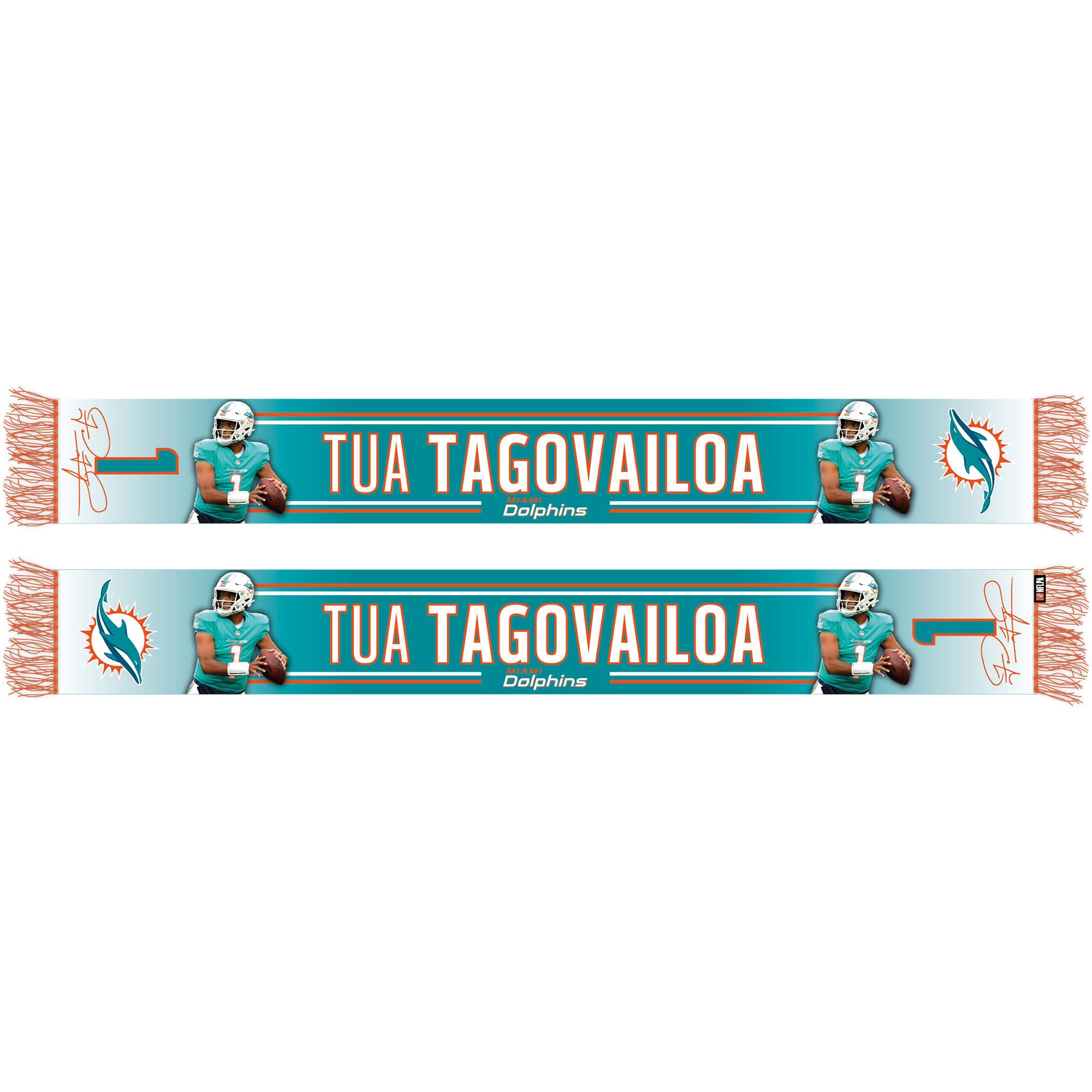 Tua Tagovailoa Miami Dolphins HD NFL Scarf