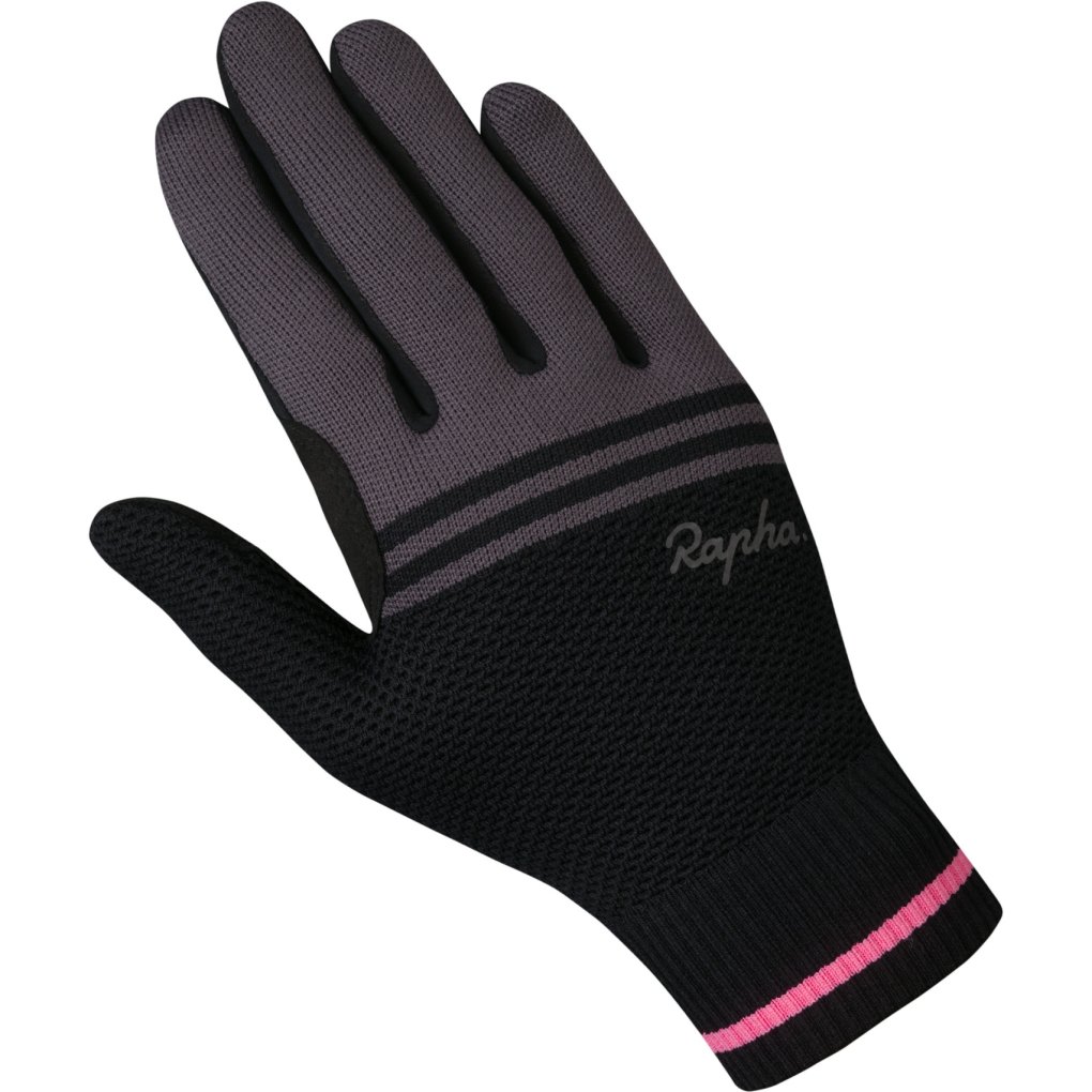 Rapha Merino Gloves - black/carbon grey