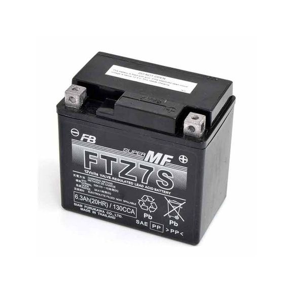 Batterie Furukawa Battery FTZ7S FA ferme Type Acide Sans entretien/prête à l'emploiRef : FUB0004 / F4977