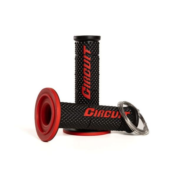 Circuit Equipment V Universal Handlebar Grips - Black / RedRef: cre0013 / ma018-215