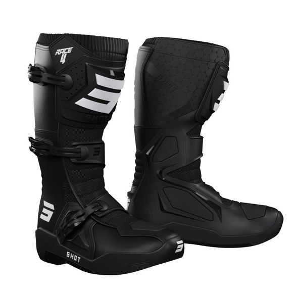 Bottes cross Shot RACE 4 - BLACK 2023 - NoirRef : SO2225