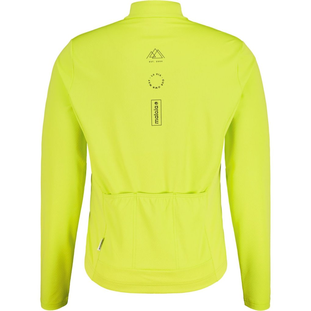 Maloja SchattenbergM. Cycle Jacket Men - lemongrass 8964