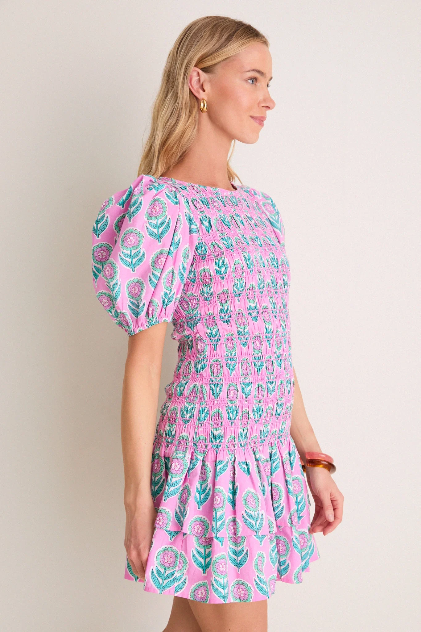 Lilac Buta Nova Mini Dress