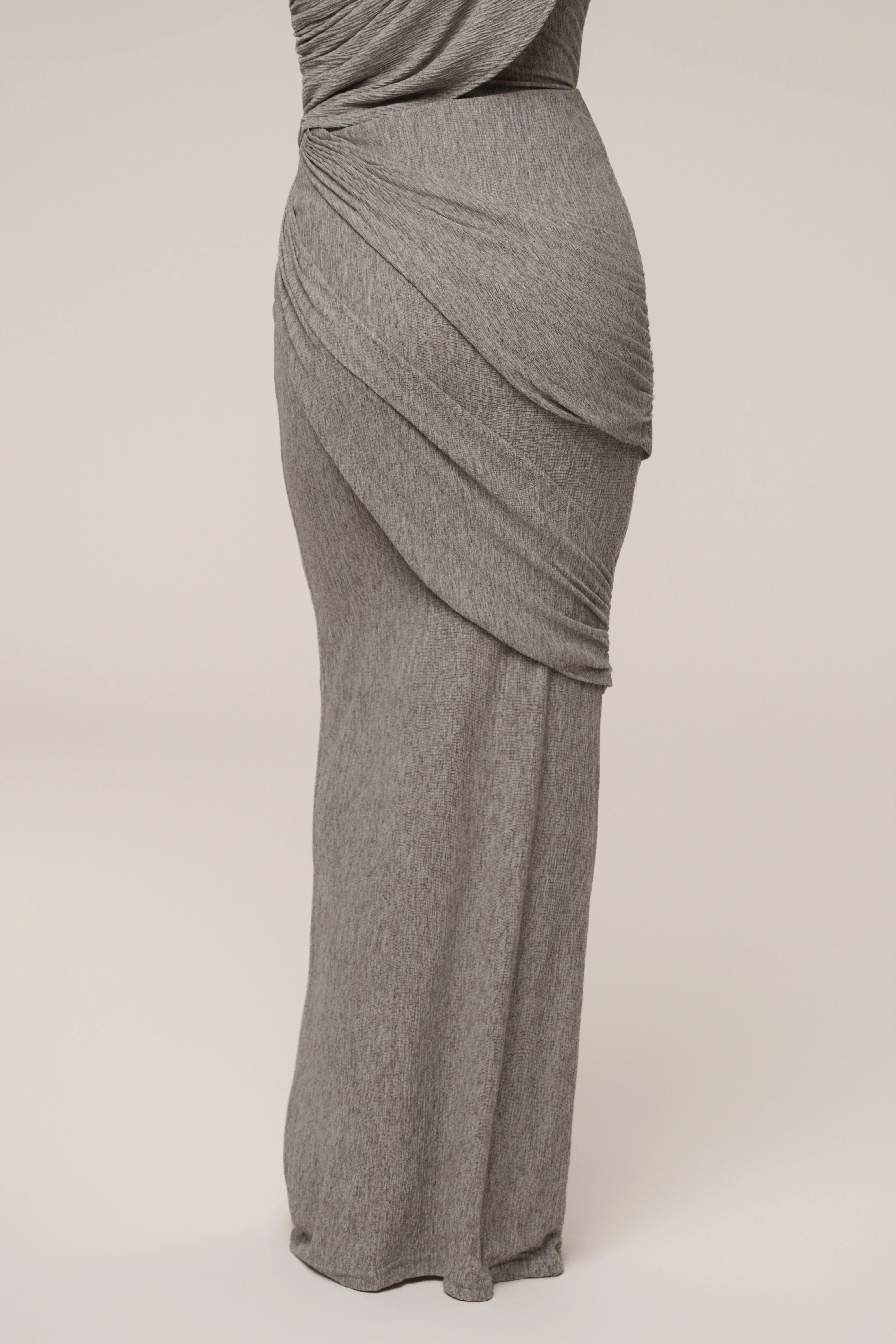 Grey Paradise Hills Maxi Skirt