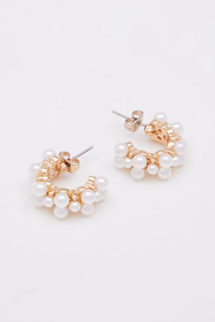 Pearl earrings - GOLD