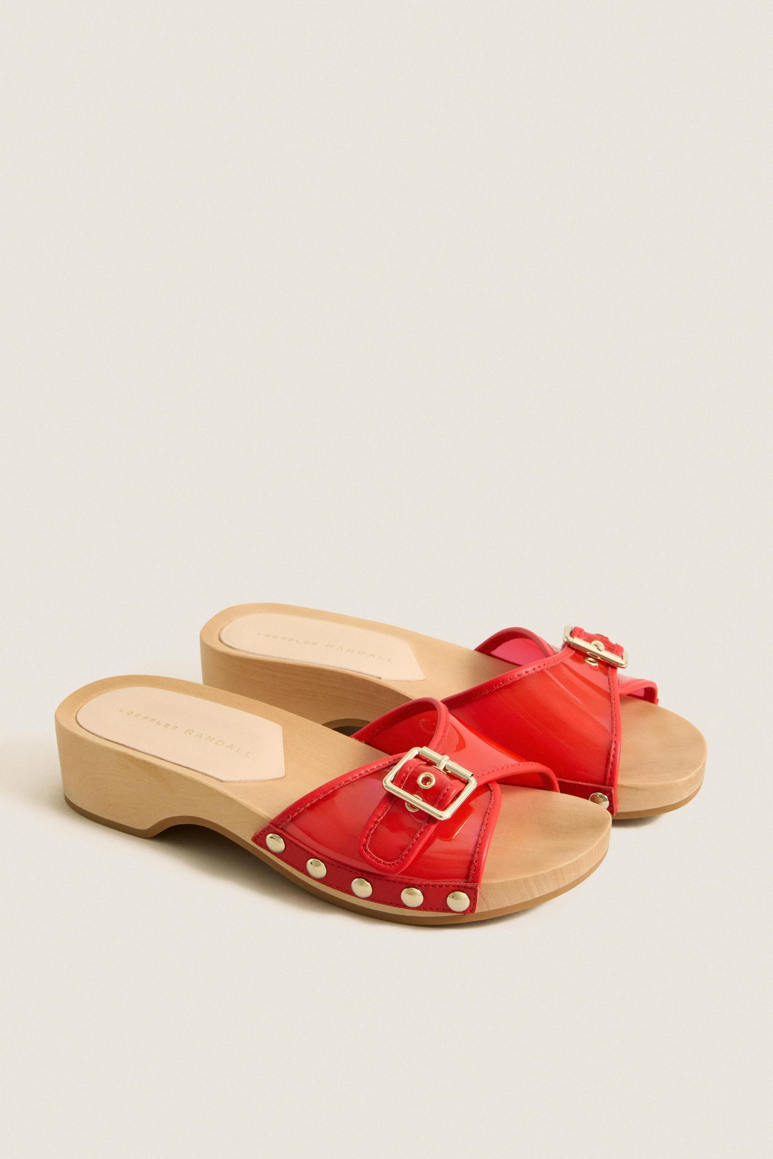 Red Paulie Sandals