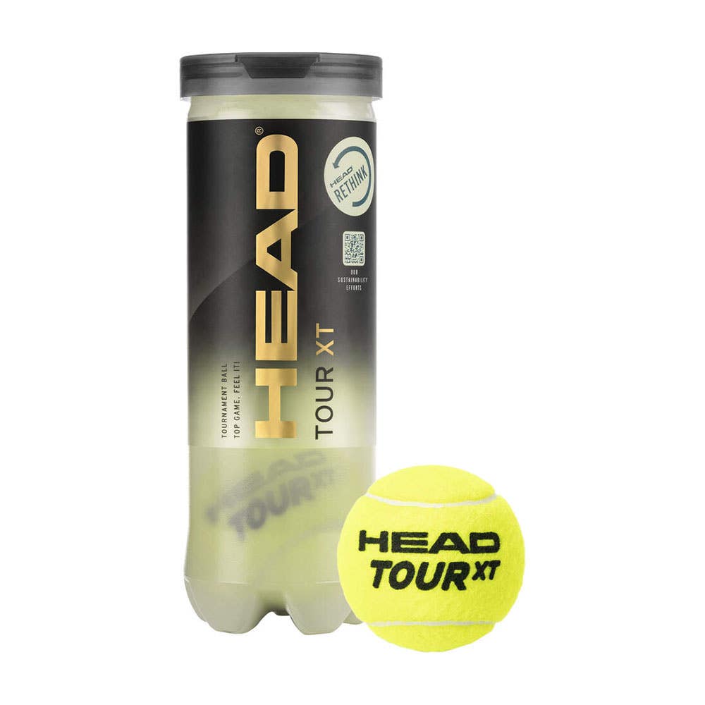 3 BALL TENNIS CAN BOTTLE HEAD TOUR XT