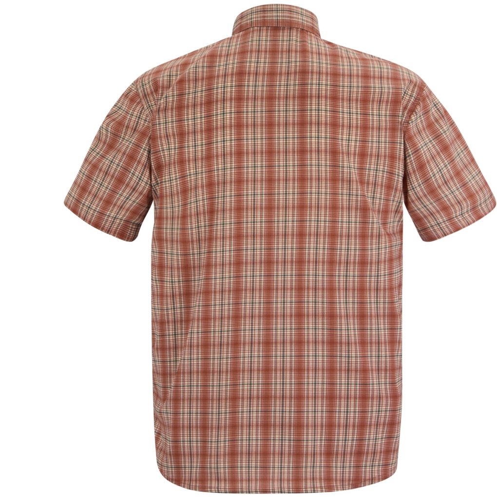 Regatta Begarno Short Sleeve Shirt Men - Brick Check YW4