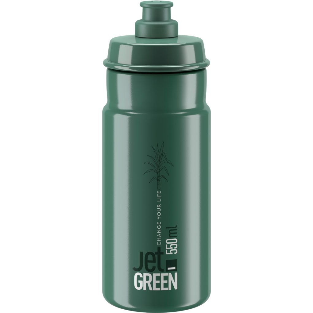 Elite Jet Sugar Cane Bottle 550ml - dark green-white