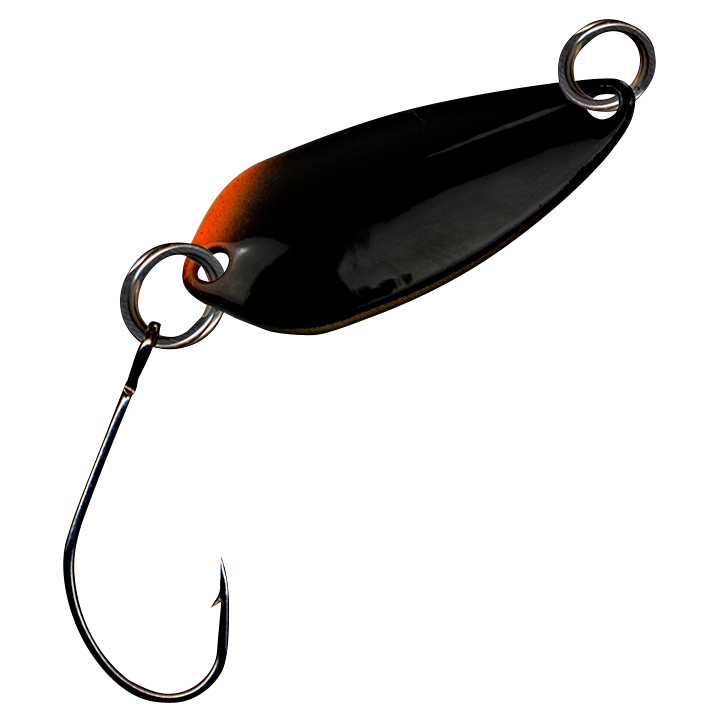 FTM Trout Spoon Wasp (Orange\/Black, Black UV)