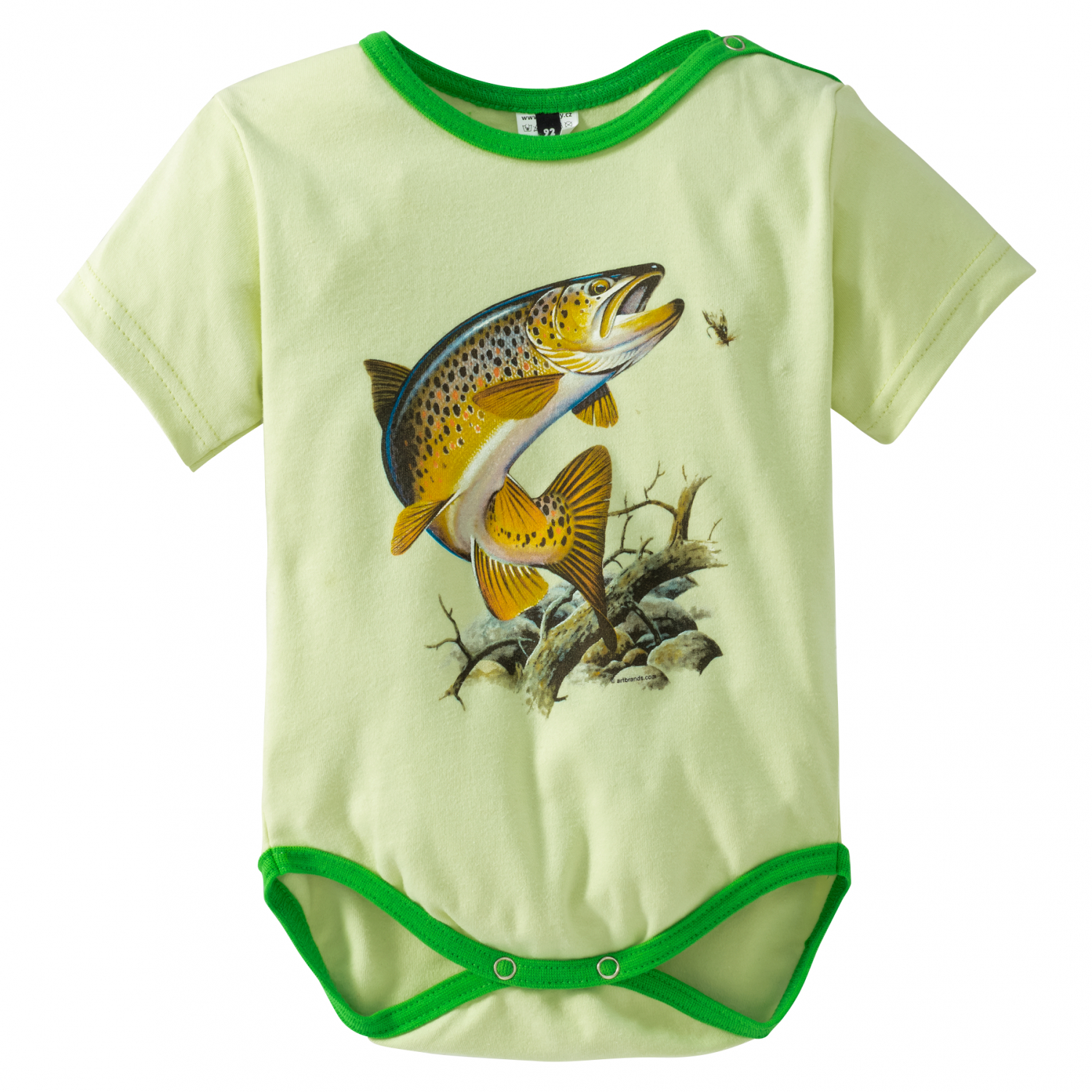 Baby Bodysuit ‘Trout’ Kids (Green)