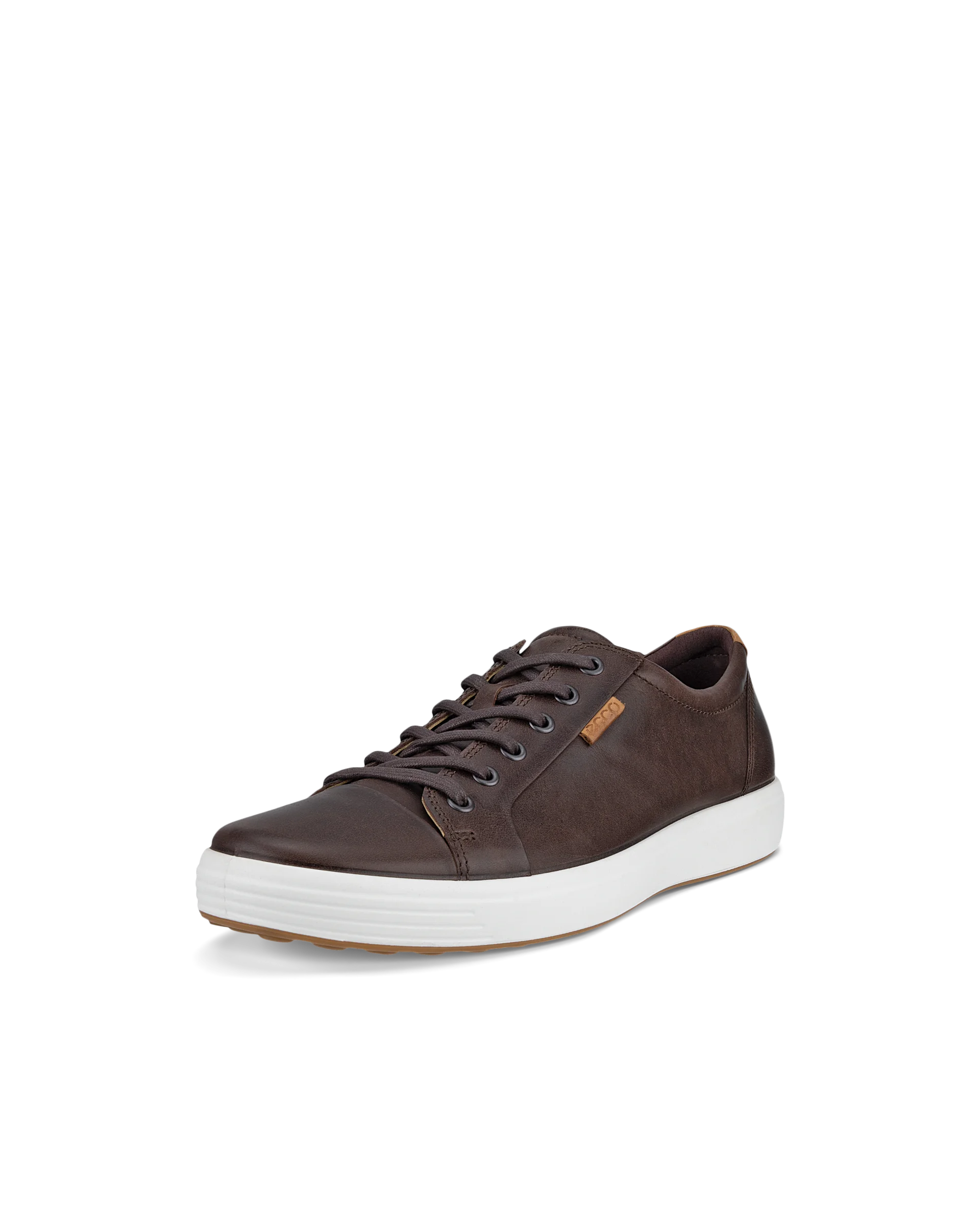 ECCO SOFT 7 M Herren Ledersneaker Braun