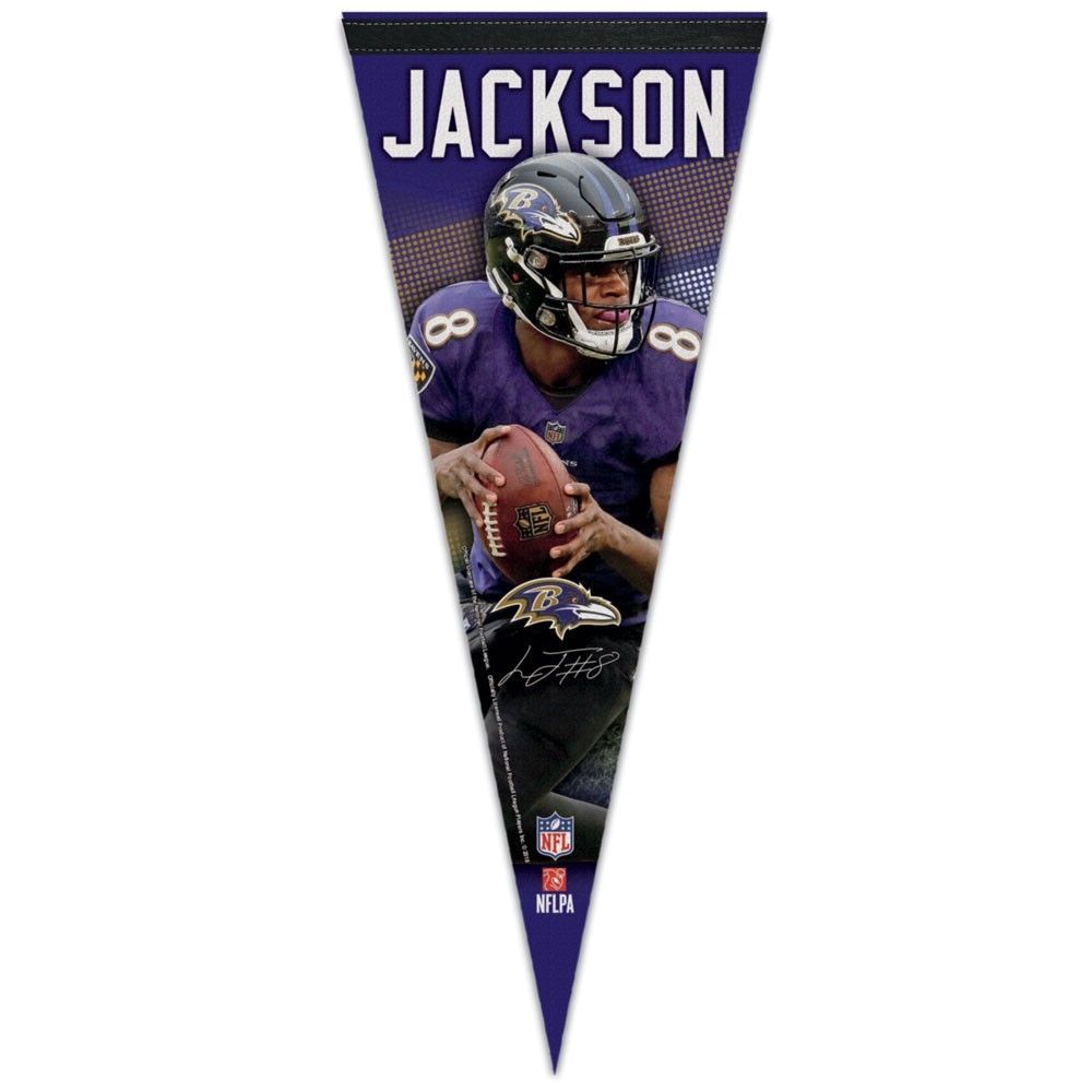 Lamar Jackson Baltimore Ravens Premium WinCraft NFL Pennant