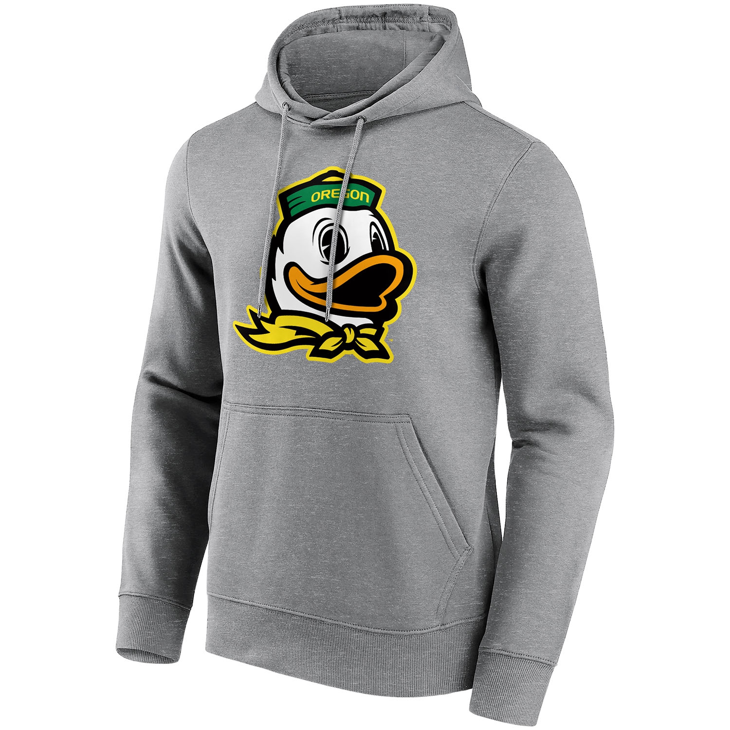 Oregon Ducks Primary Logo NCAA Hoodie Grey