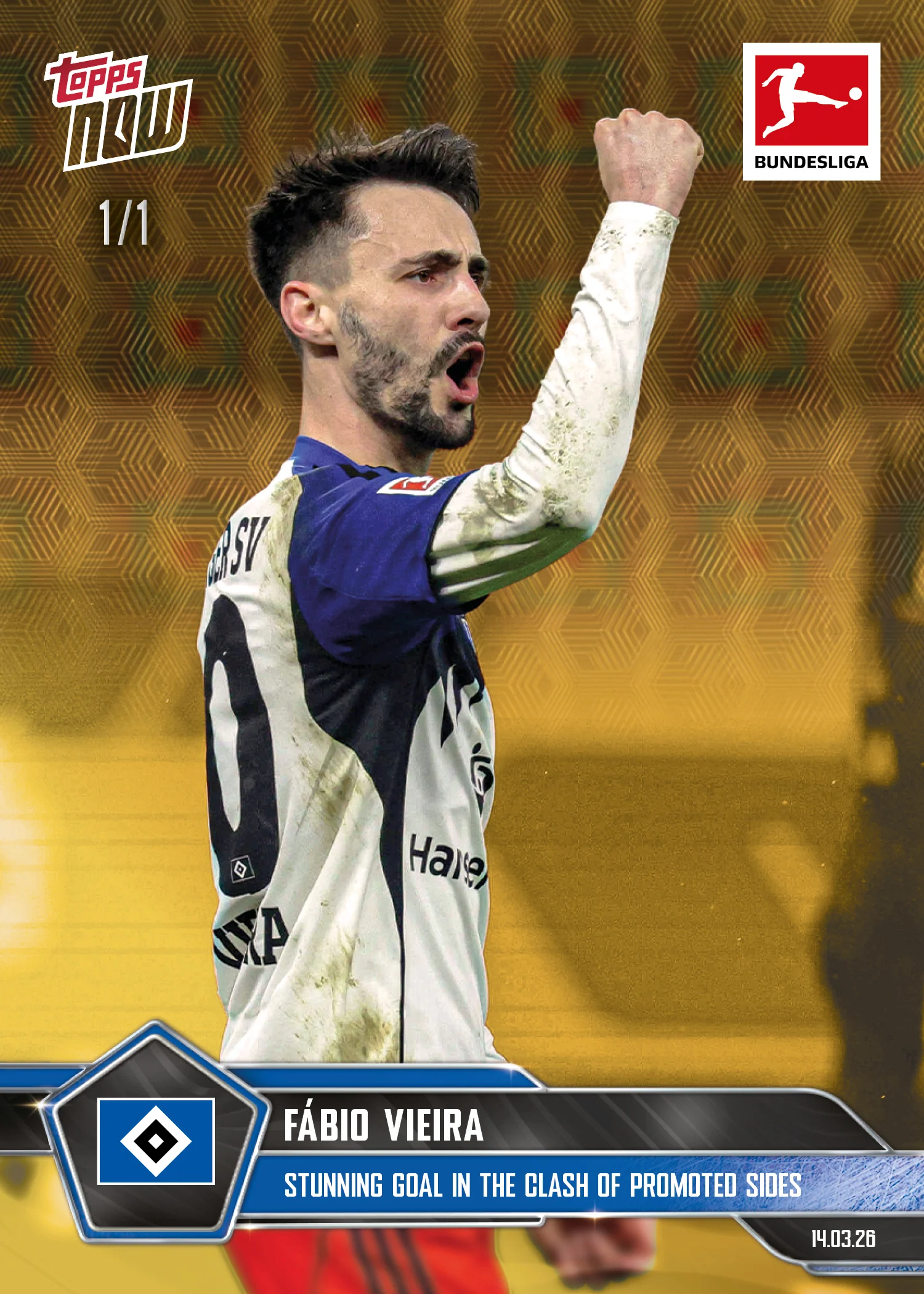 Fábio Vieira - 2025-26 Bundesliga Topps NOW® - Card 149