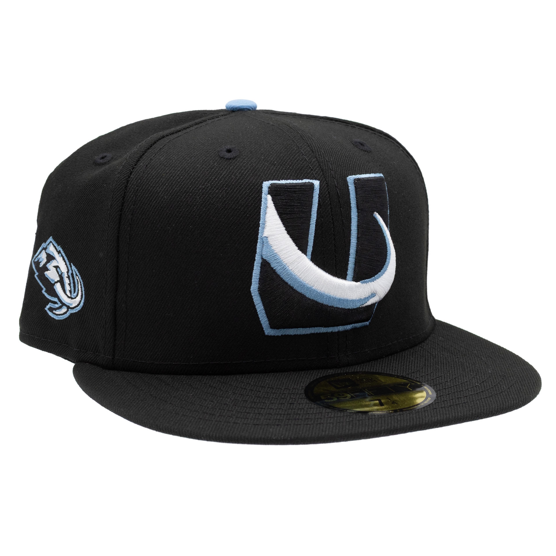 Utah Mammoth Tusk Logo 59FIFTY Fitted NHL Cap Black