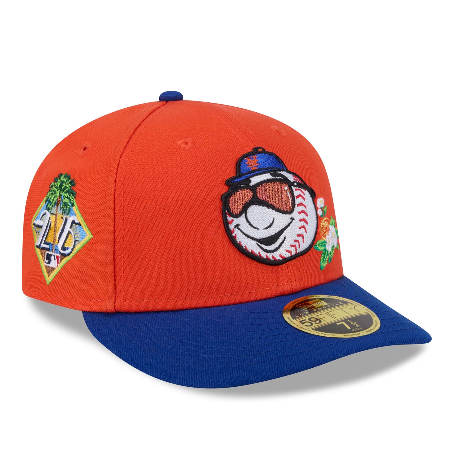New York Mets 2026 MLB Authentic Spring Training 59FIFTY Low Profile Cap Orange