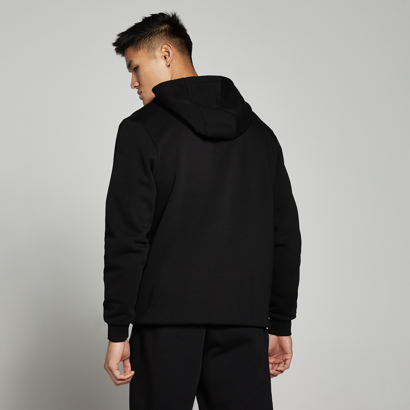 MP Men's Rest Day Zip Through Hoodie - Black