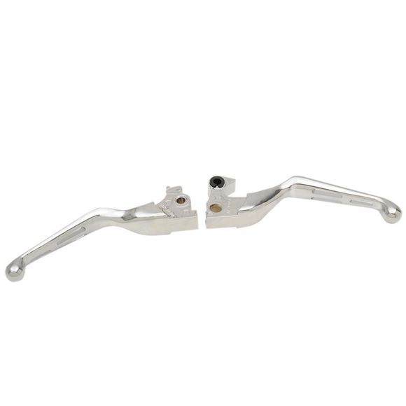 Drag Specialties Slotted Wide Blade Brake and Clutch Levers - GrayRef: DRG0155