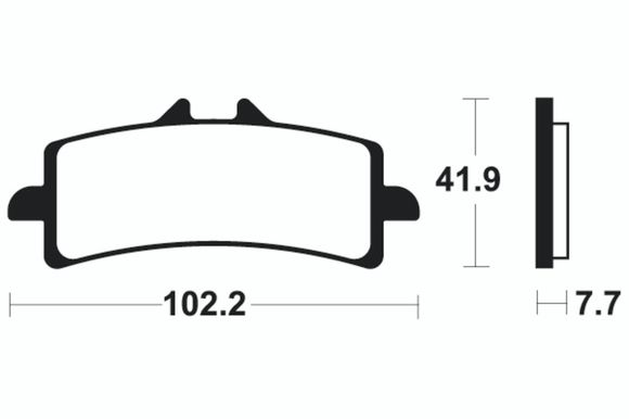 Tecnium Performance Sintered Metal Brake Pads - MF341Ref: TE00825A / 1022777