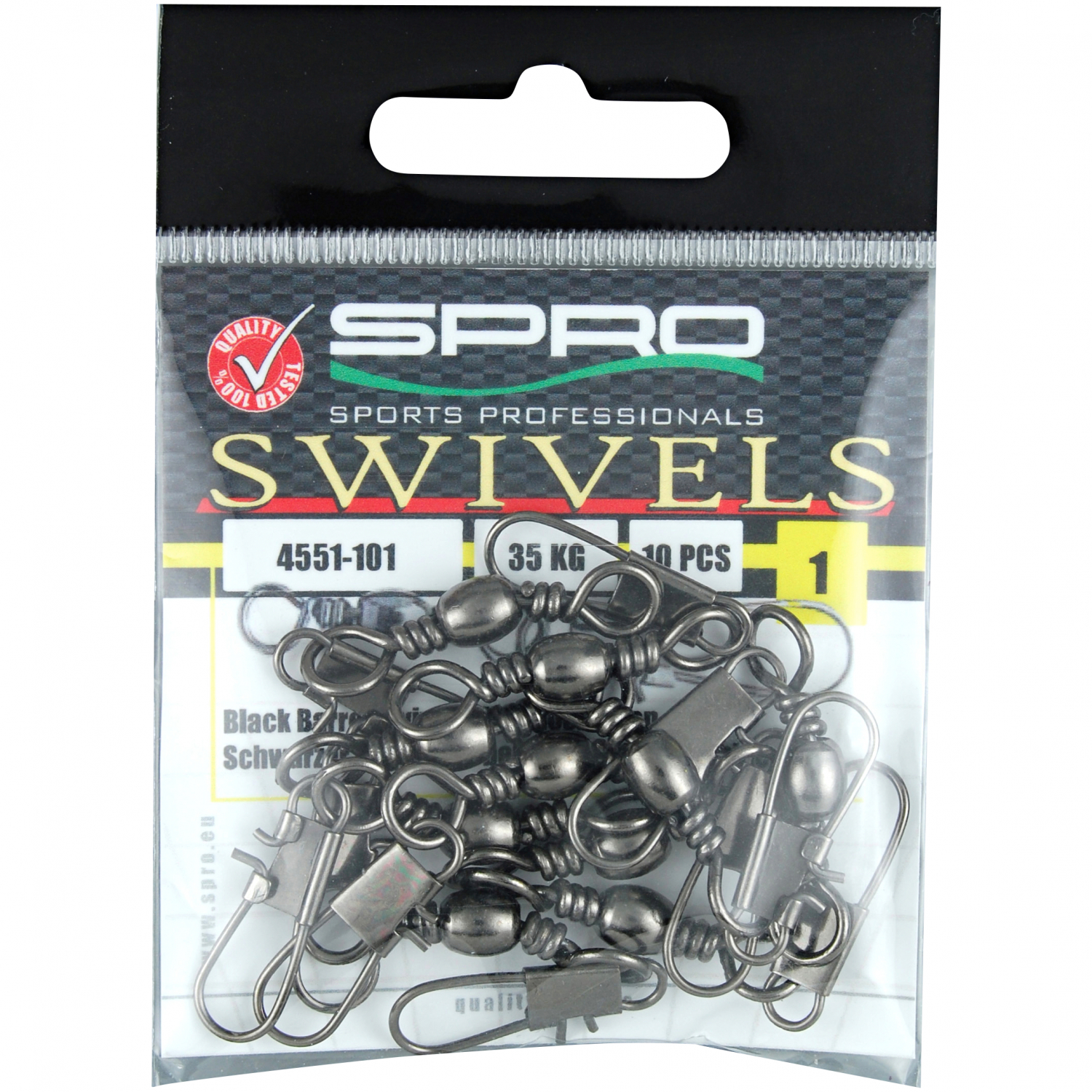 Spro Barrel Swivel with Interlock Snap