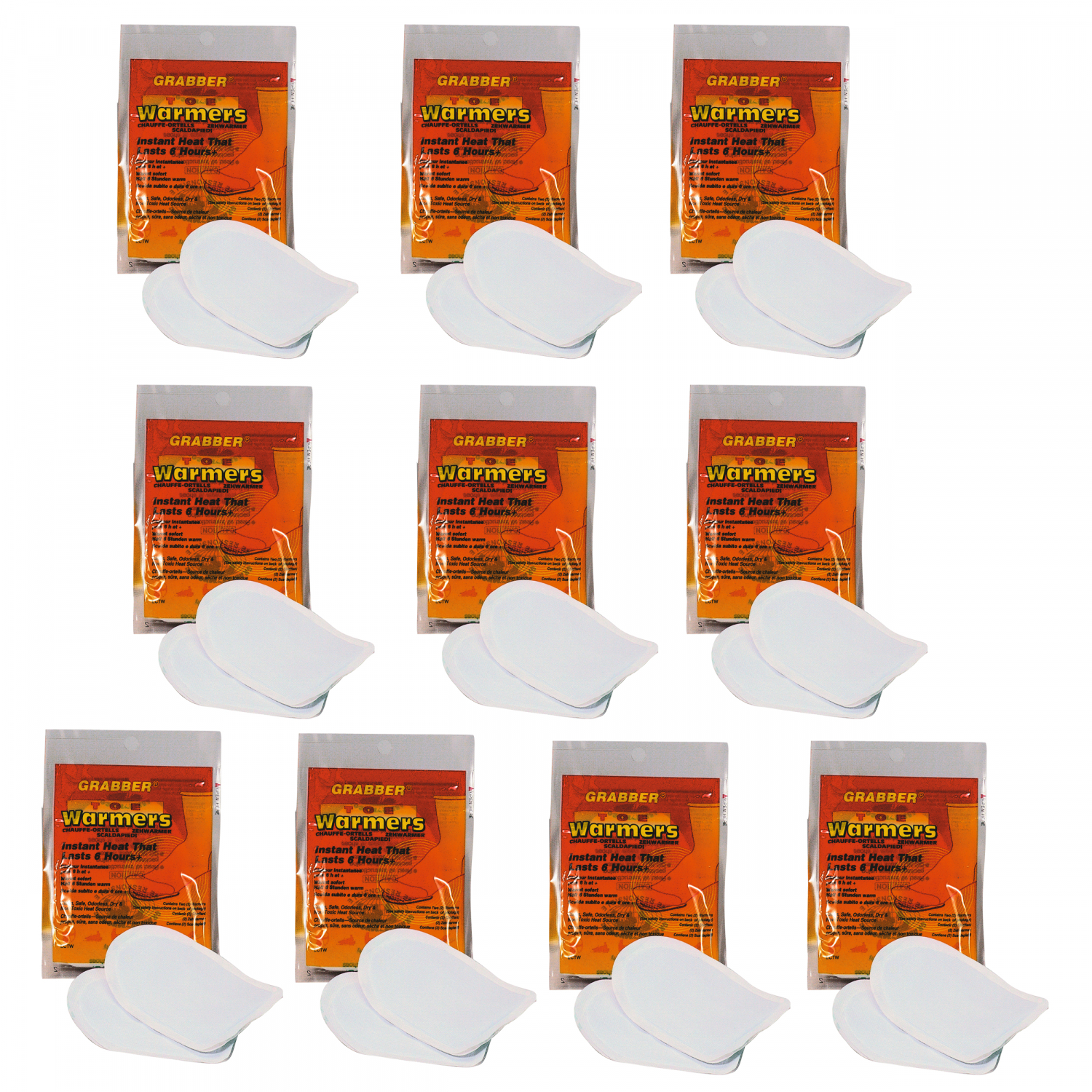 Grabber Teh and foot warmer 10-Set