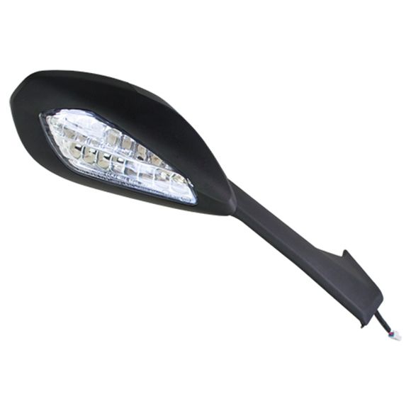 Right Vicma Type - Black rear view mirrorRef: Vic00351A / 1096023002