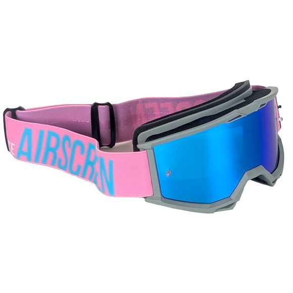 Cross Airscreen Lite 01 MX MX IRIDIUM screen 2025 - Gray / ROSERef: Asm0098 / 001-027-Ir1
