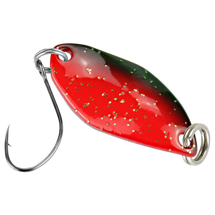 FTM Trout Spoon Fly (1.2 g, Red\/Green, Black)