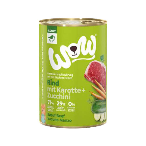 WOW! Adult Dog Food - Canned - Lamb - 6 x 400 g