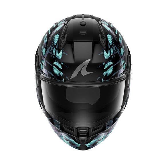 Shark D-SKWAL 3 REPTAIA Full-Face Helmet - Black / BlackRef: SH1843