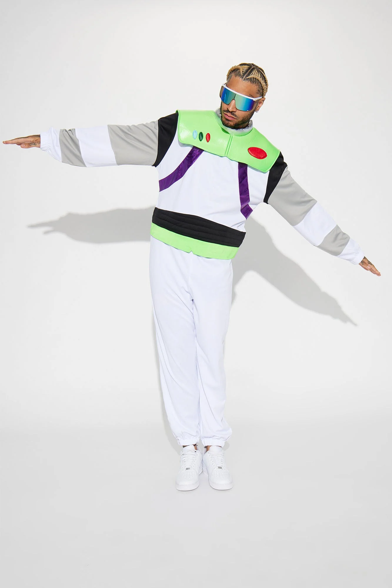 Space Ranger 2 Piece Costume Set - White/combo