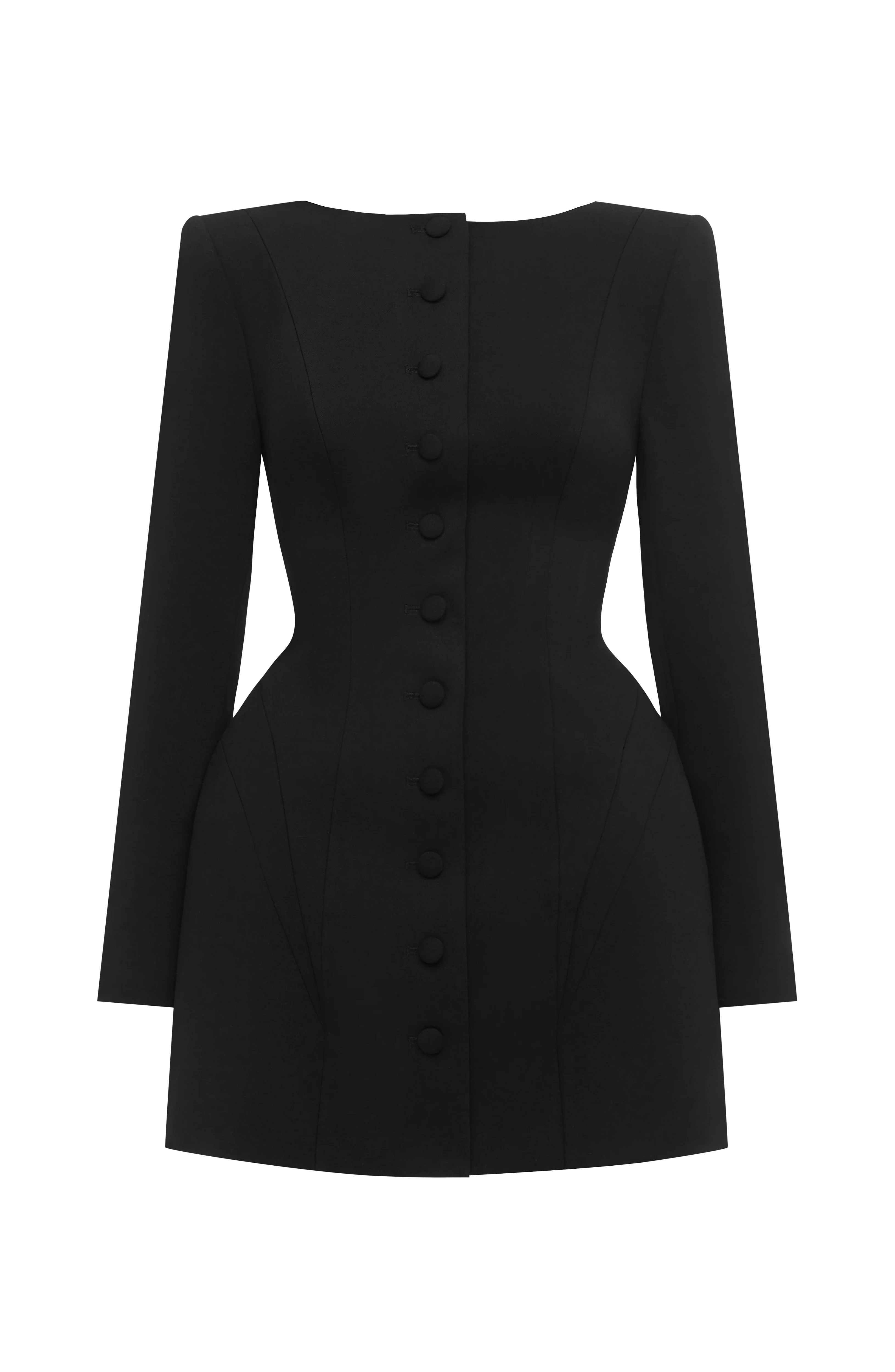 Azzurra Mini Dress - Black