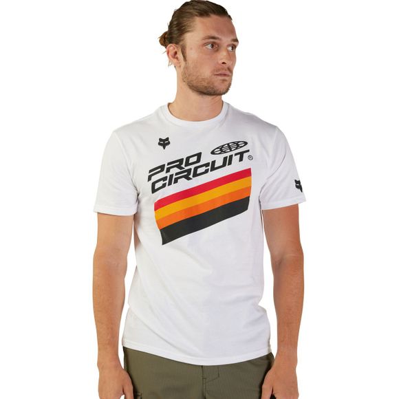 Short Sleeve T-Shirt Fox PRO CIRCUIT - WhiteRef: fx4252-c758