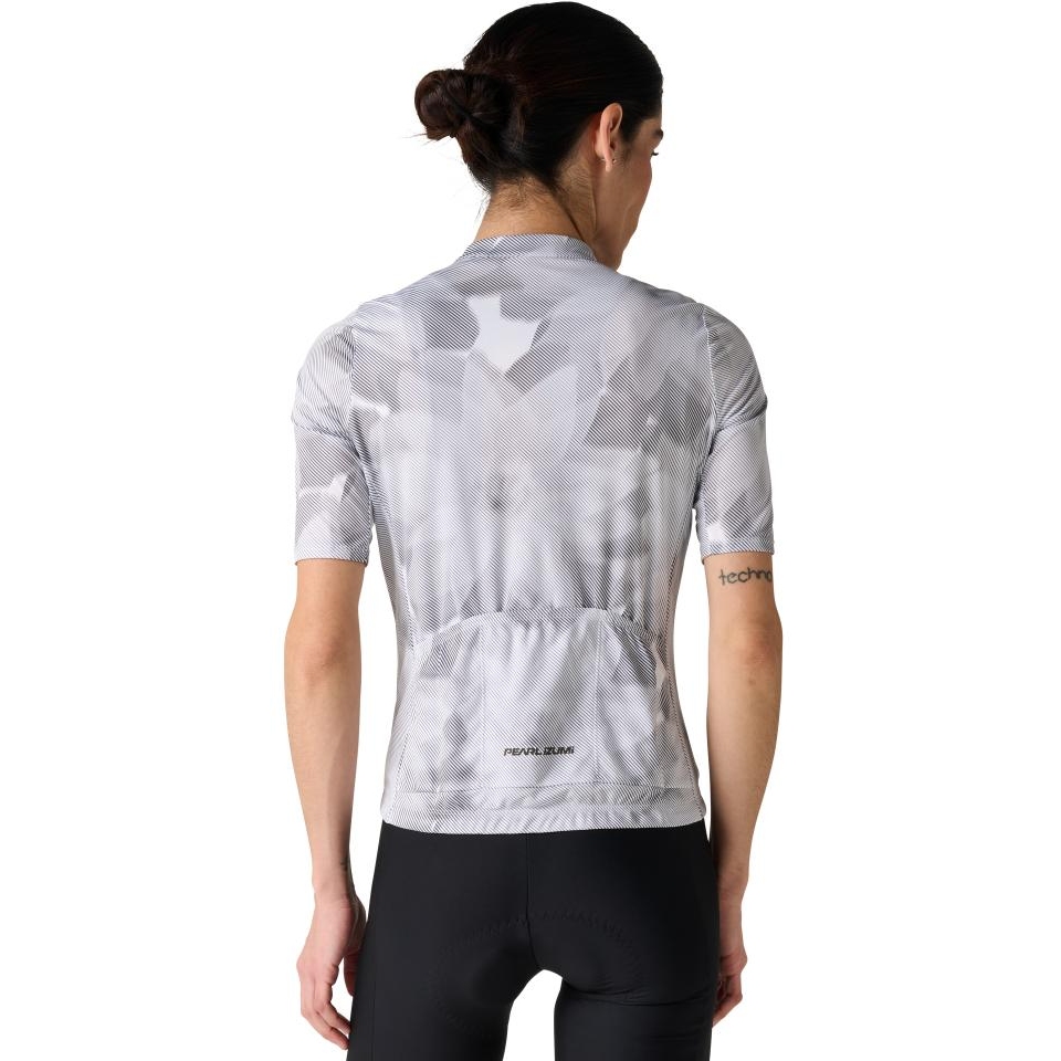 PEARL iZUMi Attack Shortsleeve Jersey Women 11222404 - white botanica - AGM