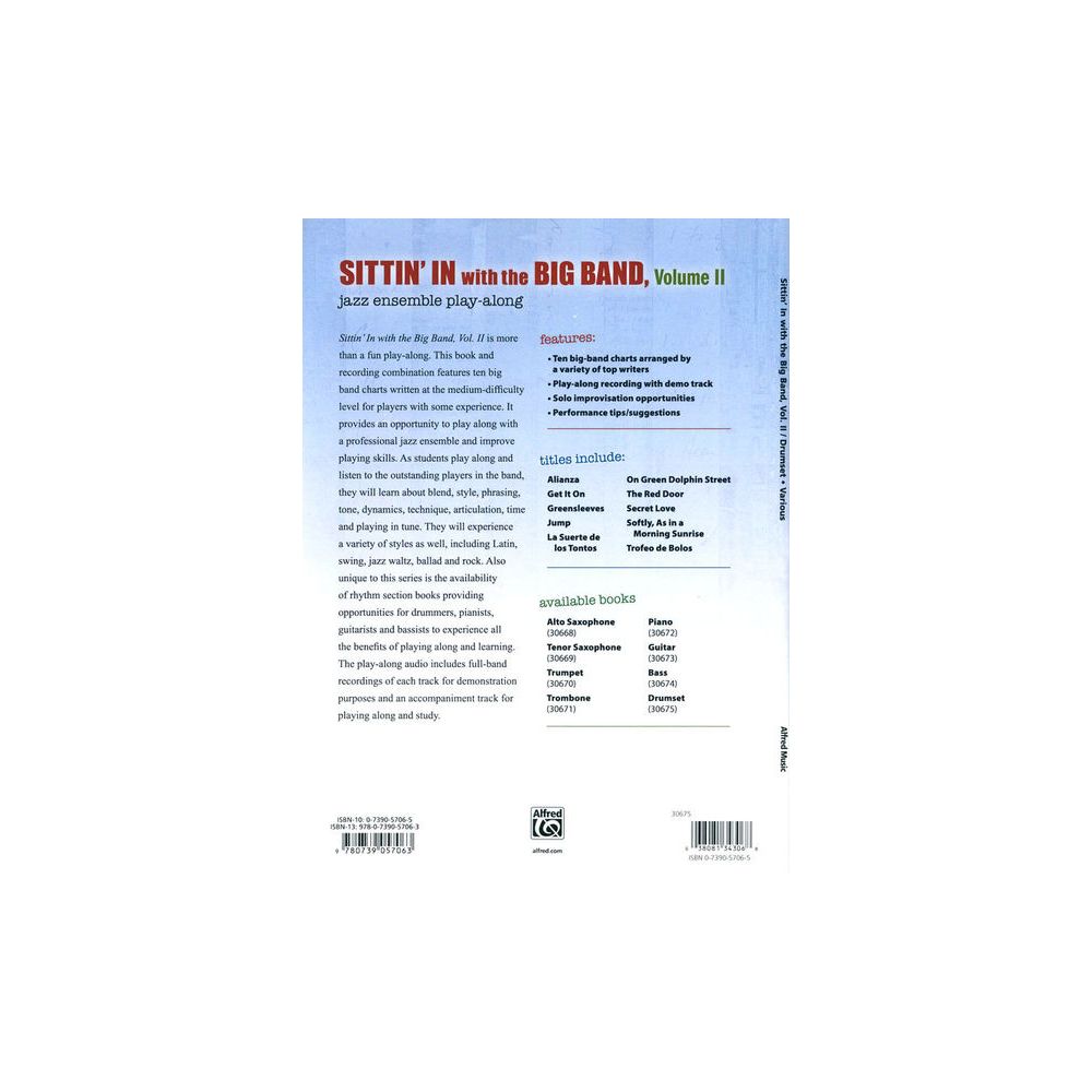 Belwin Sittin' In Big Band Drums 2 – Thomann Ireland