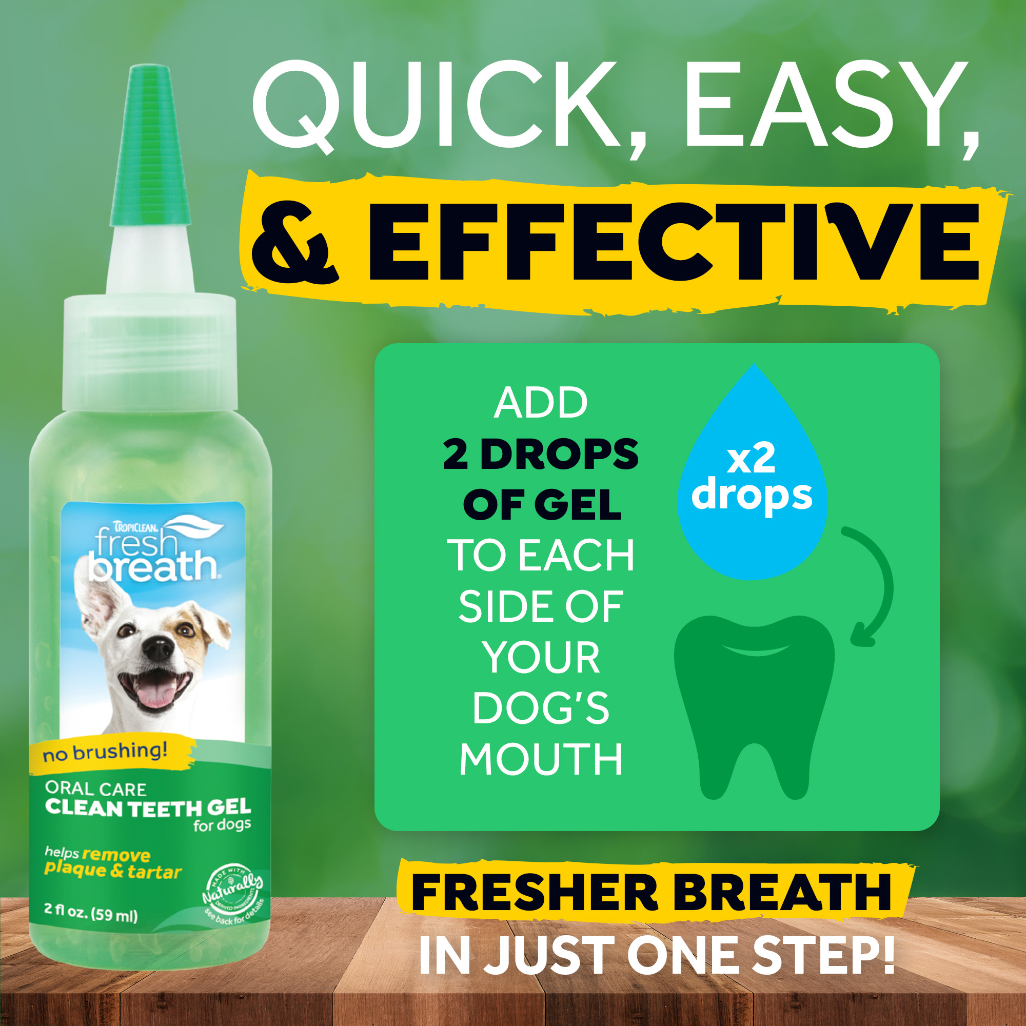 TropiClean - Fresh Breath Clean Teeth Gel - 59ml