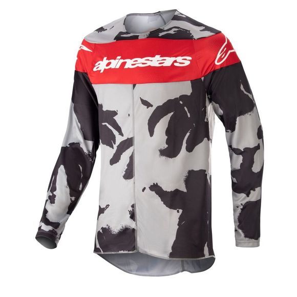 Maillot cross Alpinestars RACER - TACTICAL 2025 - Gris / RougeRef : AP12776-C63537