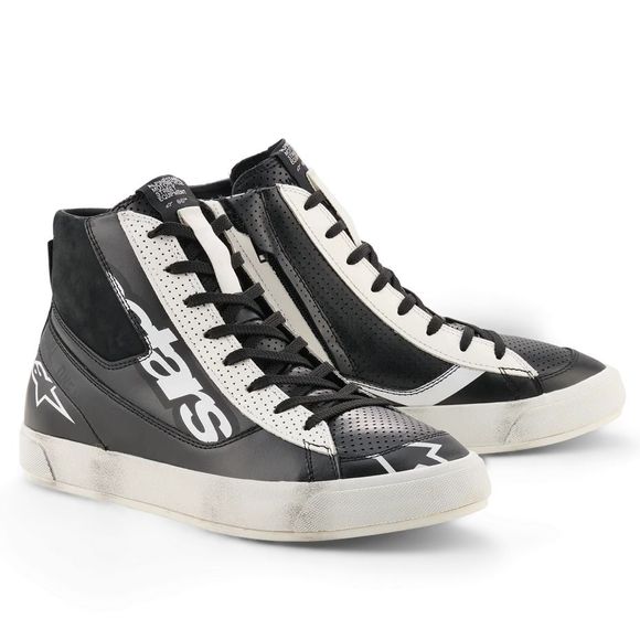 Alpinestars Stated Flair Motorcycle Sneakers - Black / WhiteRef: AP4105