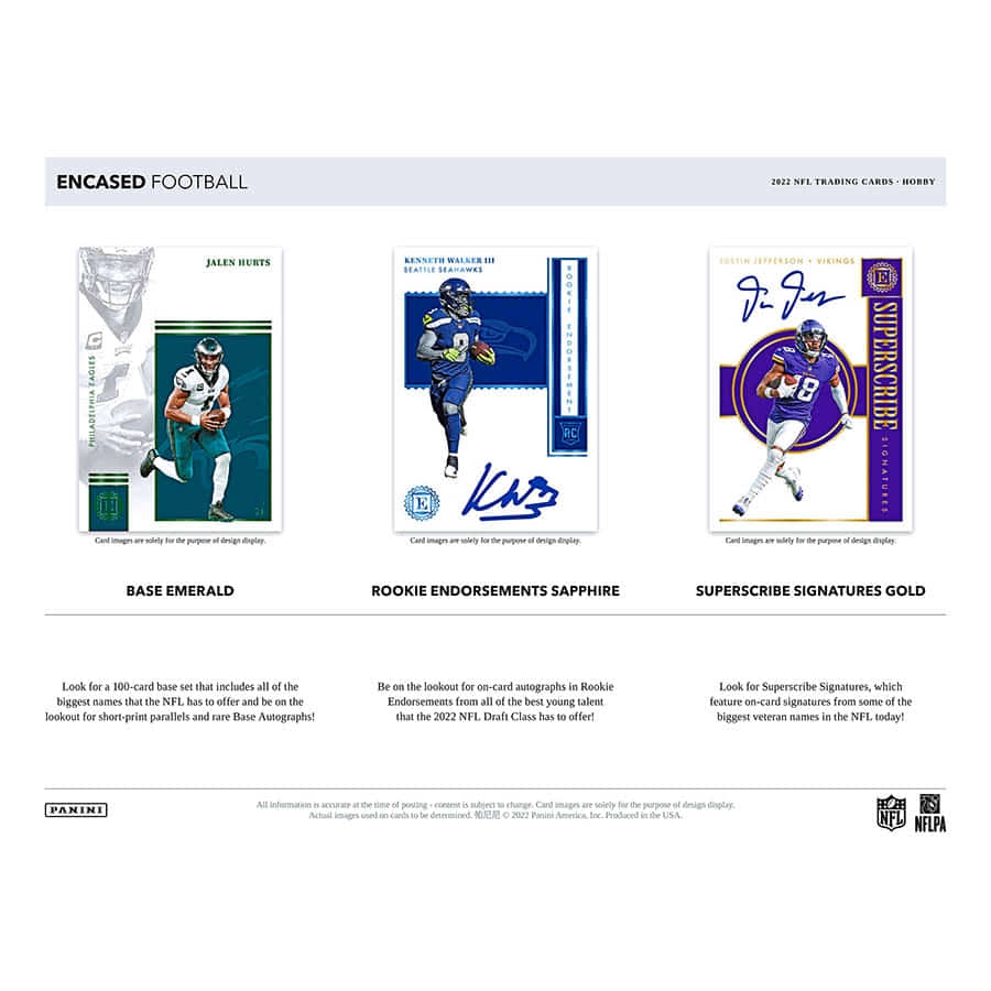 2022 Panini Encased Football NFL Hobby Box