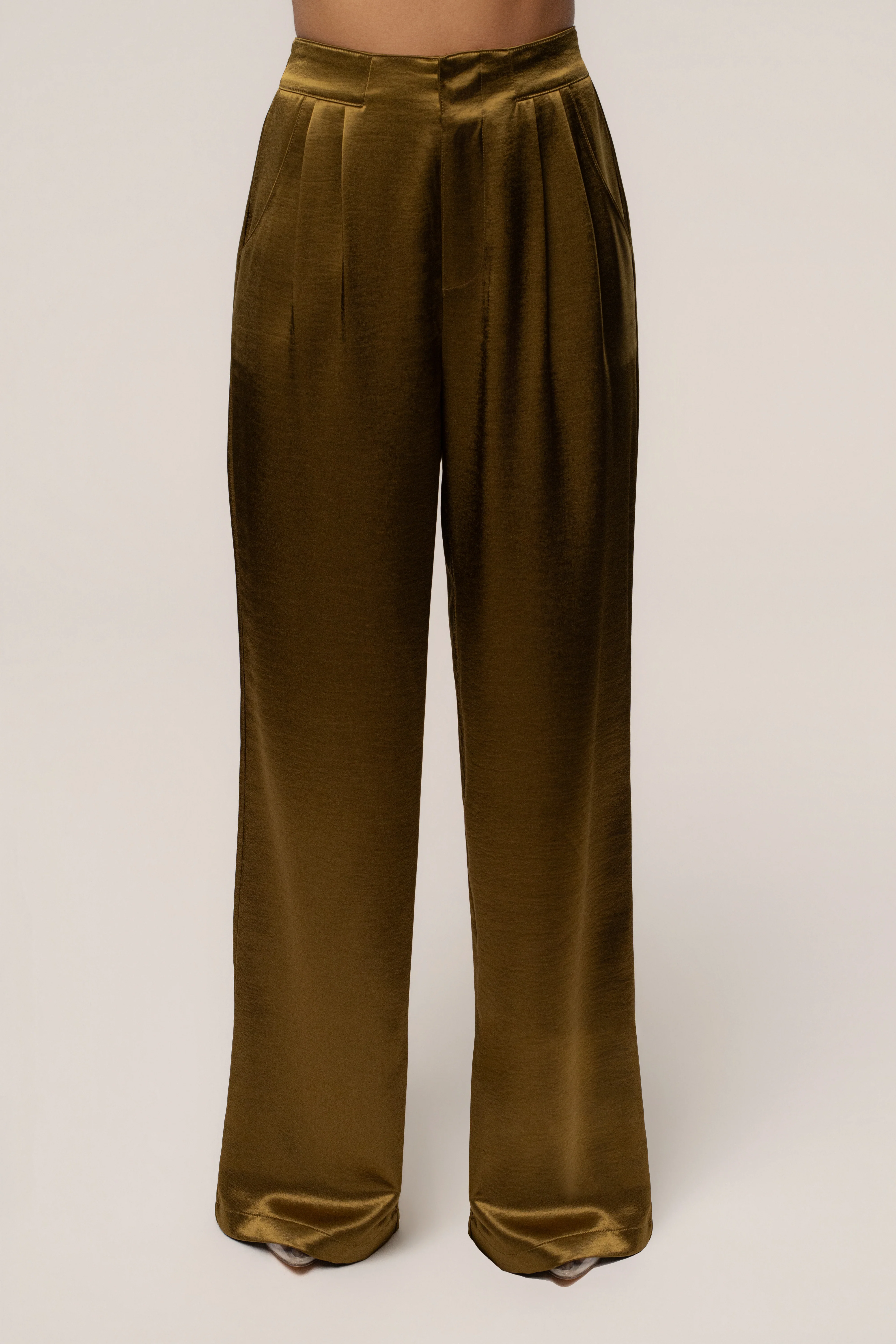 Olive Thea Satin Pants