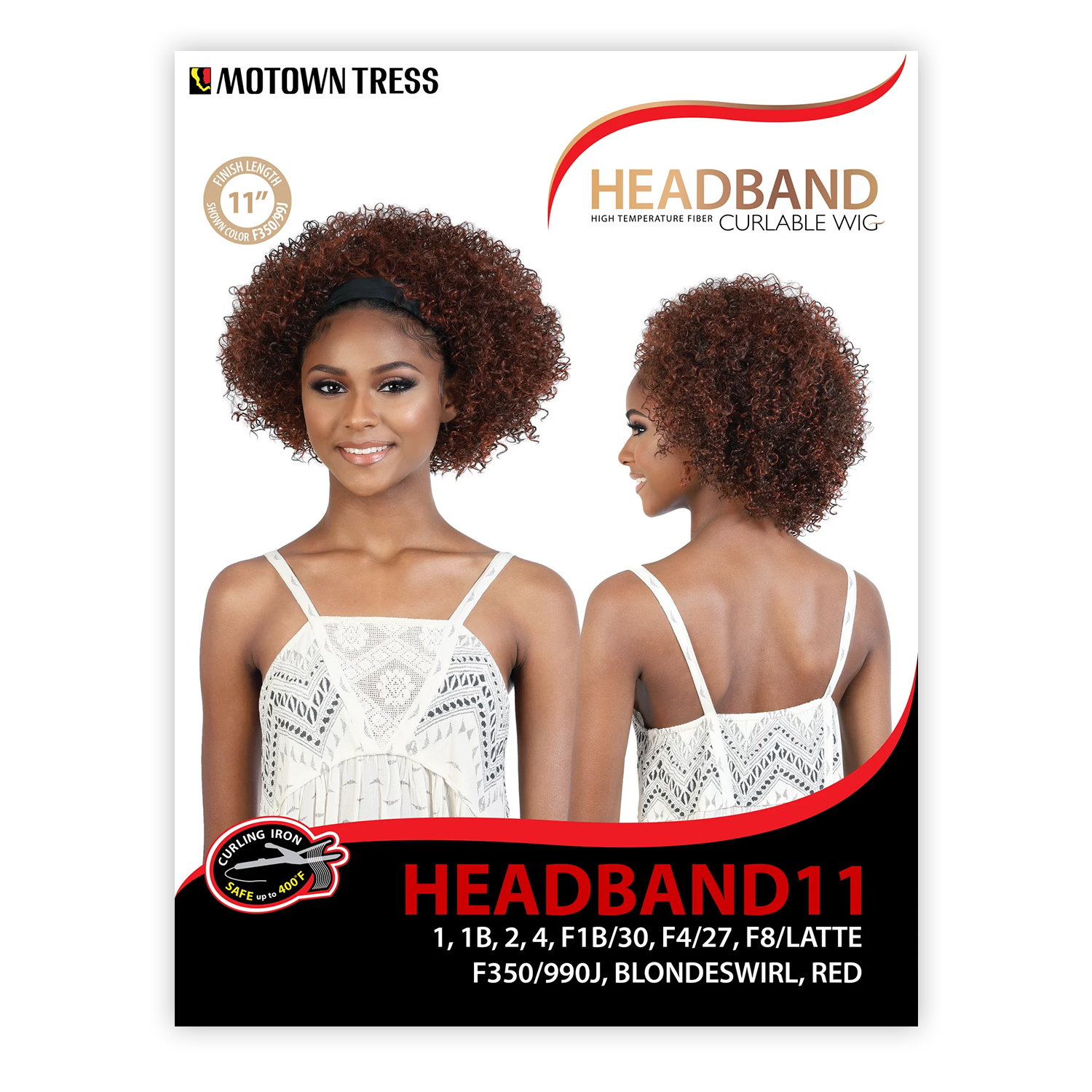 Kinky Curly Short Headband Wig