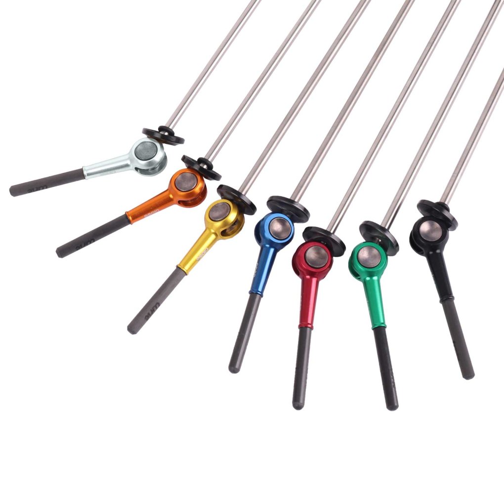 Tune DC 100 / DC 130 Road Quick Release Set with Titanium Axle - different colors